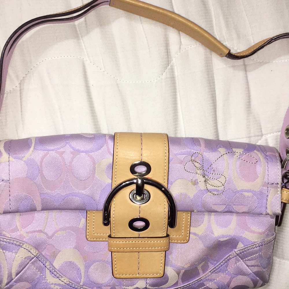 Coach Signature C Soho Flap Over